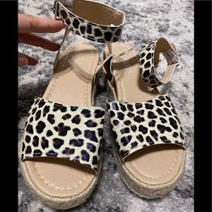 Size 8 Leopard Sandals